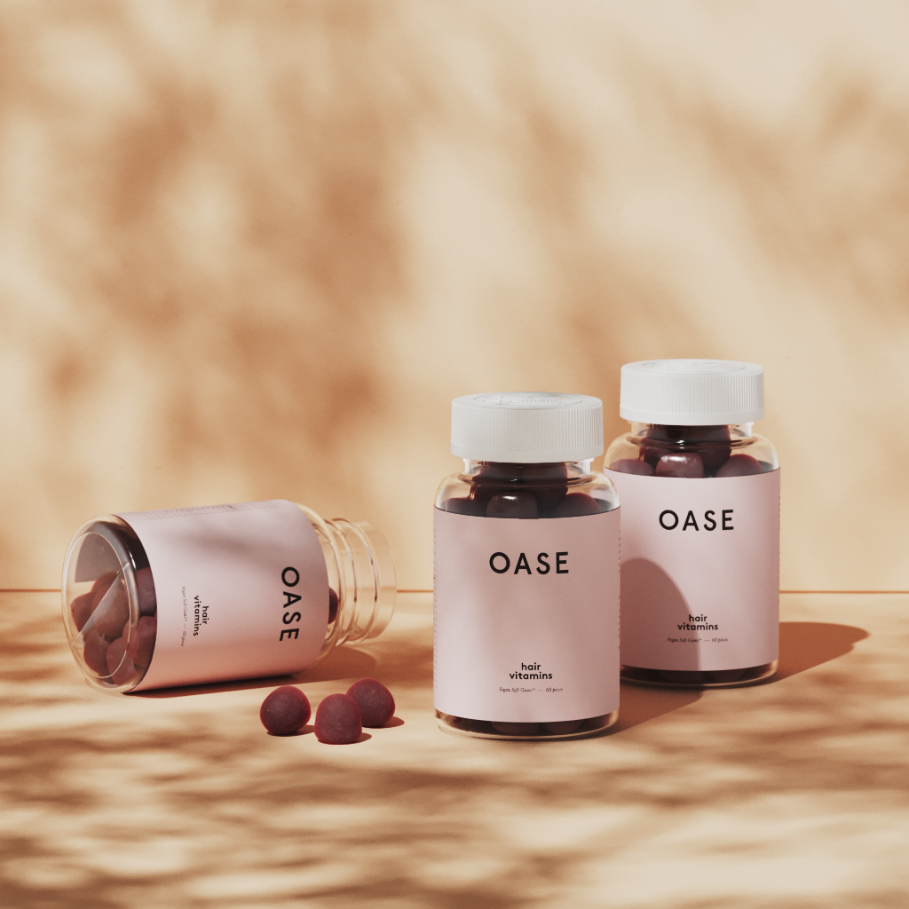 oase hair vitamins 60 vegan soft gums 3 month supply bottles